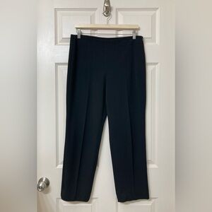 Talbots Women’s Heritage Black High Rise Straight Leg Trouser Pants Size 8 Short